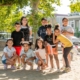 Group of kids posing outside at Kidz Can 2 Child Development Center - Fresno Location